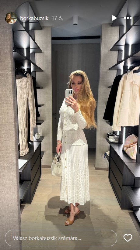 Buzsik Borka álomszép édesanya