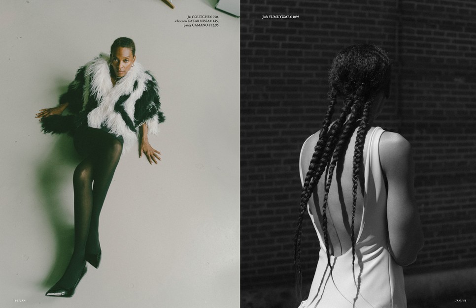 Dionne Pool állt modellt Bodnár Zsófinak a JAN magazin egyik lapszámában