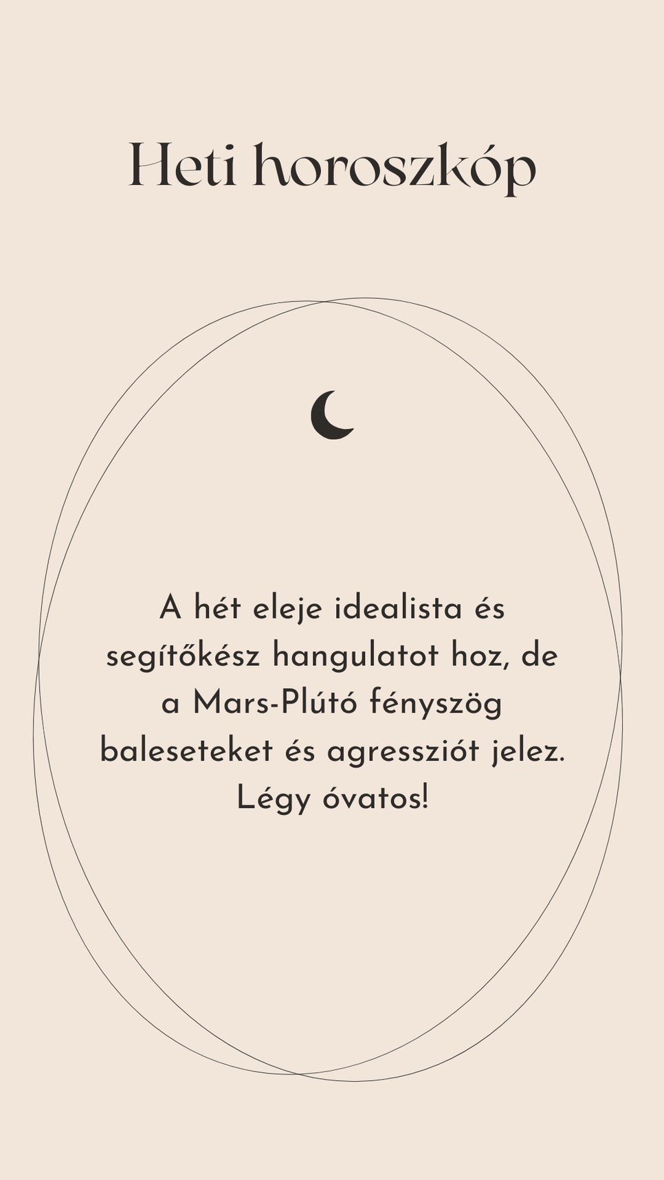 Fogadd meg a heti horoszkóp tanácsát!