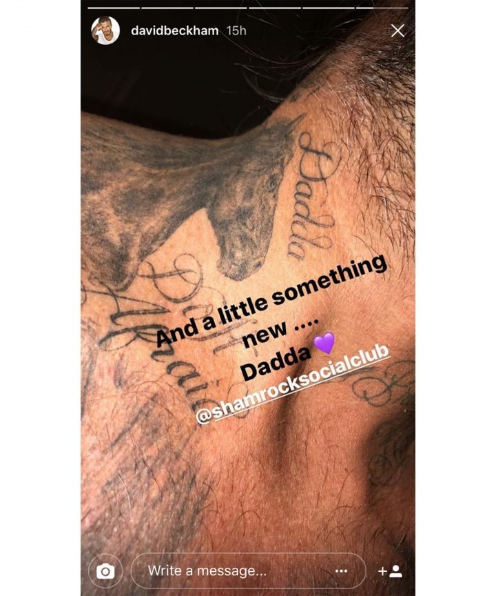 David Beckham új tetoválásától a te szemed is könnybe lábad!
