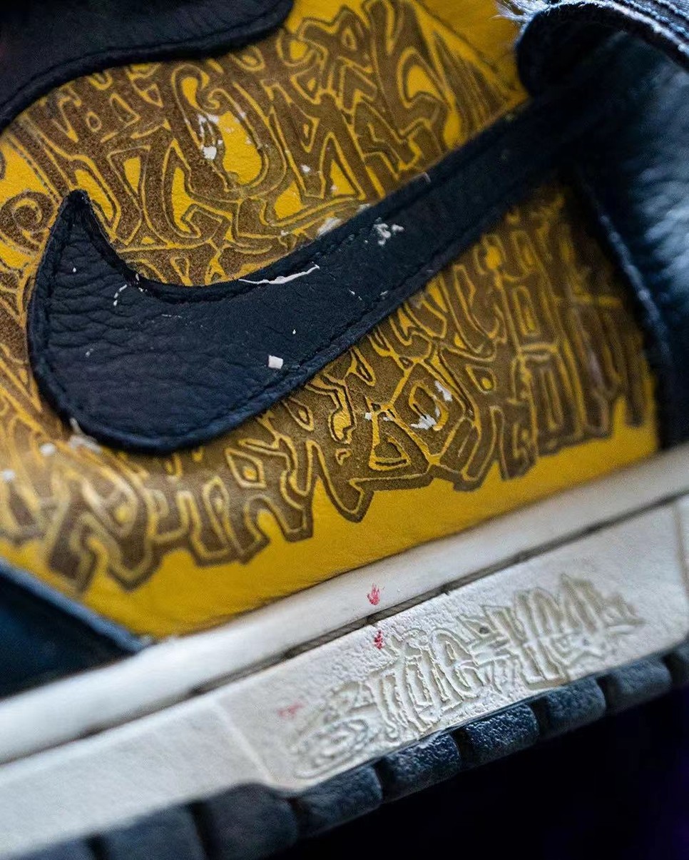 Oversize Guo lézerrel mintákat is készít a cipőibe, impozáns sneakergyűjteménye is van a művésznek