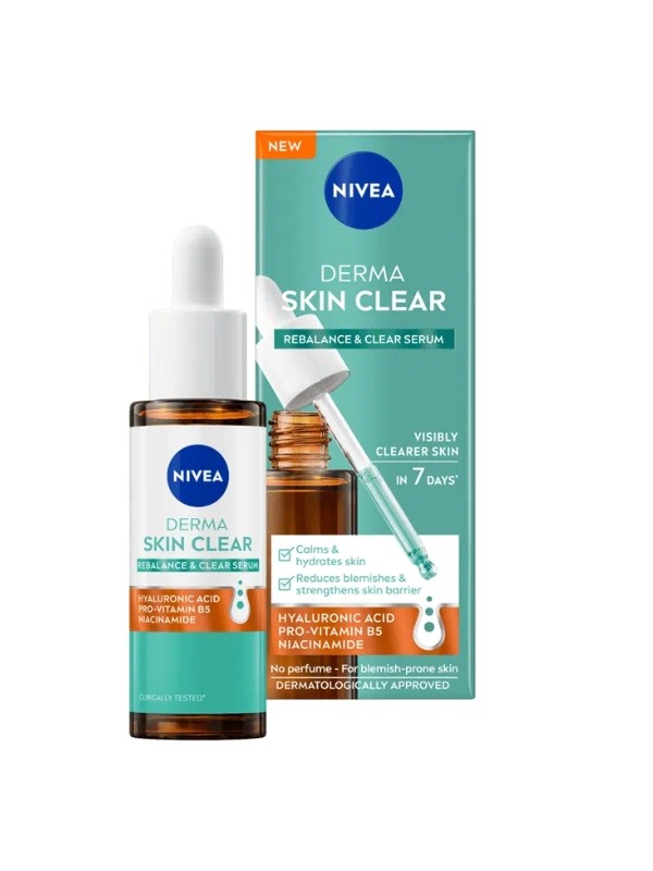 Derma Skin Clear szérum NIVEA 4199 Ft/30 ml