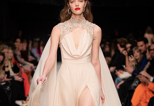 Gulyás Michelle olimpiai bajnok nyitotta meg Demeter Richárd bemutatóját a BCEFW divathéten