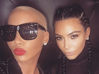 Kim Kardashian és Amber Rose közös szelfivel üzentek