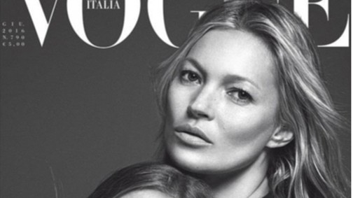 Kate Moss kislányával szerepel a Vogue gyönyörű címlapján