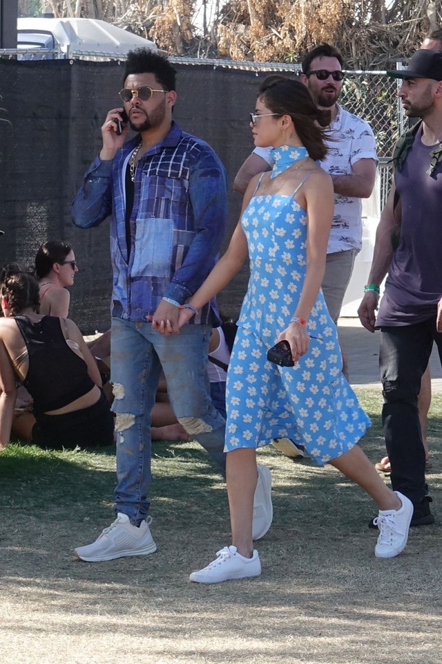 Selena Gomez The Weeknd Coachella stílus