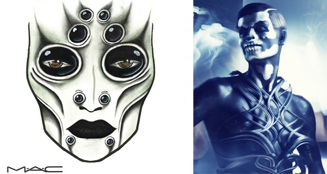 halloween, mac, smink, halloweeni smink, mac cosmetics