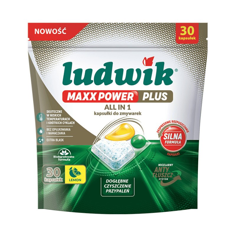 Ludwik mosogatógép kapszula 30db Maxx Power Plus az ecofamily.hu-n GLAMOUR kuponnal, 20 % kedvezménnyel 1992 Ft.