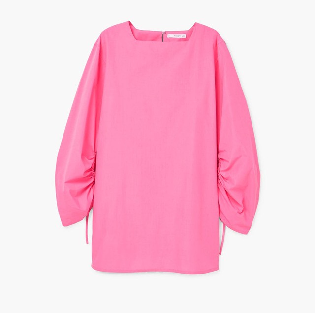 Húzott ujjú miniruha MANGO 9995 Ft helyett 7996 Ft