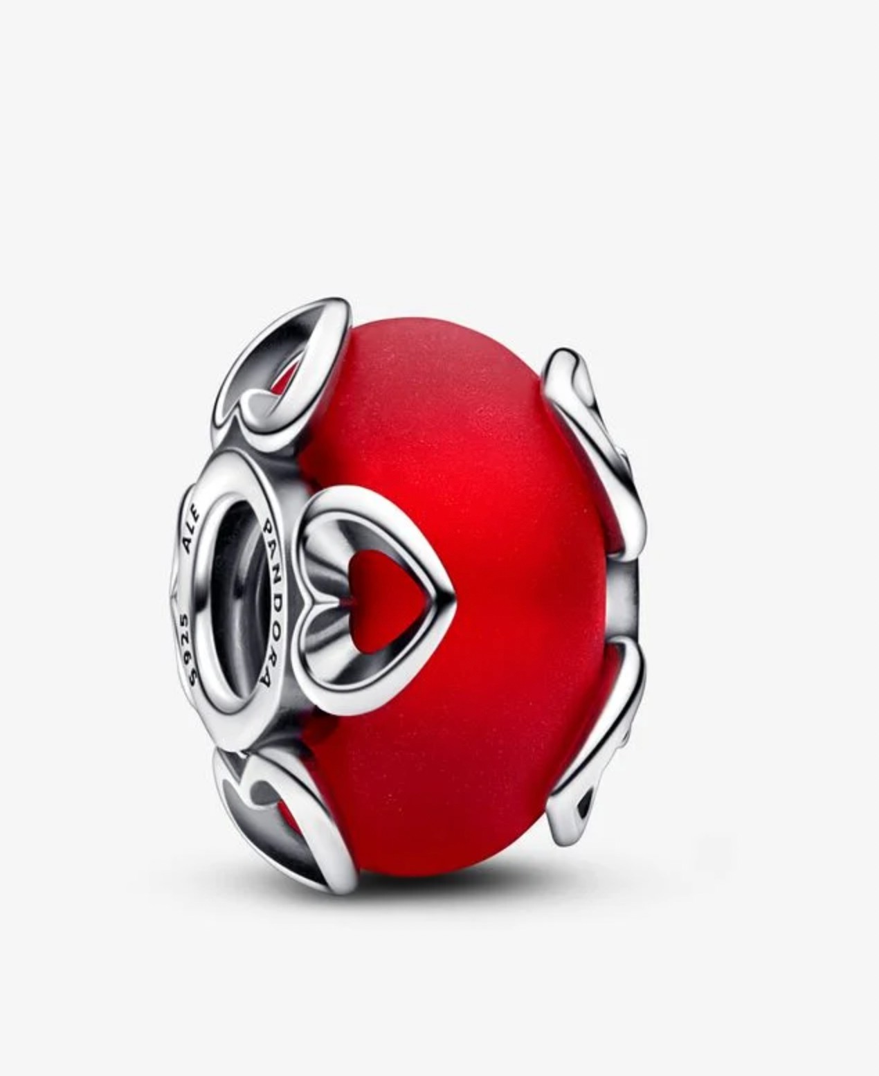 Muranói üveg és szívek charm - 13 800 Ft