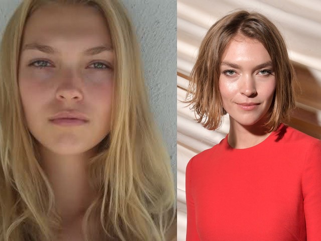 Kevésbé radikális, de hasonló utat járt be Arizona Muse, aki hosszú szőke hajjal szinte ismeretlen modellnek számított, aztán amikor sötét bubifrizurára váltott valósággal beleszerettek a divatmárkák