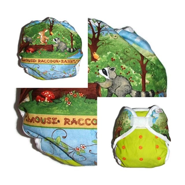 2. Erdei állatos mosható pelenka mix