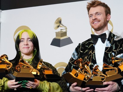 Billie Eilish és testvére annyi díjat kaptak a Grammy-n, hogy nem tudják majd hova tenni