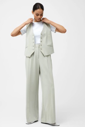 FRENCH CONNECTION - Angie szabott bő szárú nadrág,  Angie szabott mellény