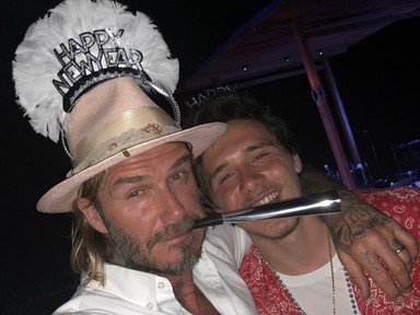 Nagyon cuki: az egész Beckham-család együtt szilveszterezett