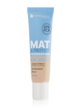 Mat & Protect tartós matt alapozó SPF 25 (Almond) HYPOALLERGENIC 3299 Ft/30 g, GLAMOUR kuponnal, 30% kedvezménnyel 2310 Ft