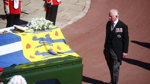 Károly, Vilmos és Harry herceg is elkísérték utolsó útjára Fülöp herceget temetésén