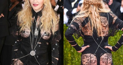 Ha láttál már igazán hülye ruhát... Madonna, mi ez rajtad?