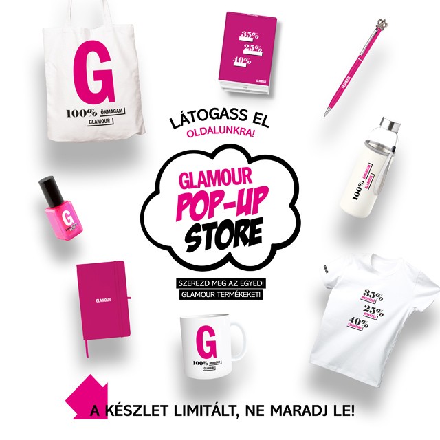 Elindult a GLAMOUR Pop-Up store: csapj le a trendi glamúros termékekre!