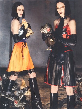 Axente Vanessa 24 oldala az olasz Vogue-ban