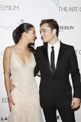 2010 január, Hollywood: Ed Westwick és sorozatbeli partnere, Jessica Szohr, akivel a való életben is egymásra találtak - 2008 és 2010 között voltak együtt.