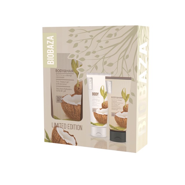 Kókuszos zuhanyzós szett BIOBAZA 2490 Ft