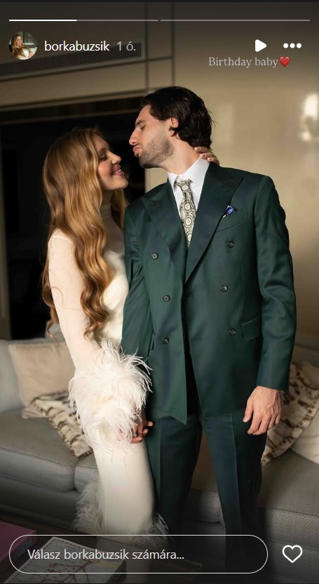 Buzsik Borka és Szoboszlai Dominik idén márciusban házasodtak össze