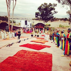 Az esküvő helyszíne. Lenyűgöző.