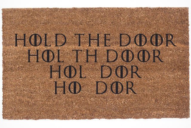 Hold The Door Coco Doormat - Fancy.com - 9 746 Ft