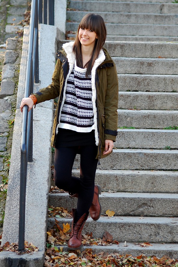 Oravecz Nóra új kabátja