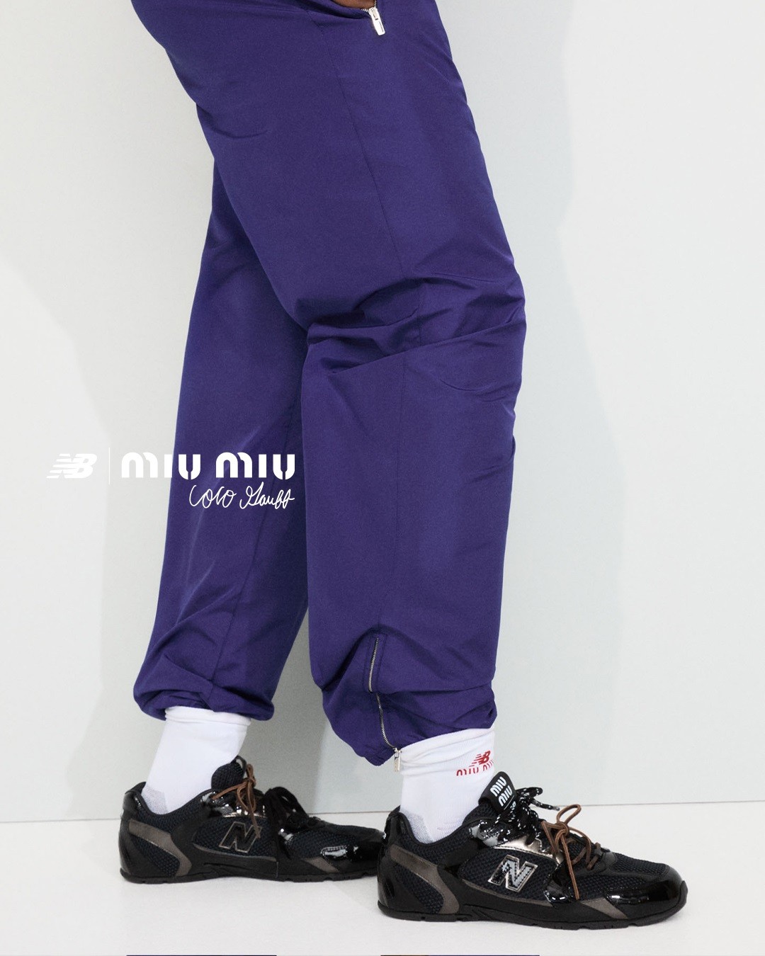 New Balance X MiuMiu kolleboráció Coco Gauff teniszezőnővel Fotó: Alessio Bolzoni