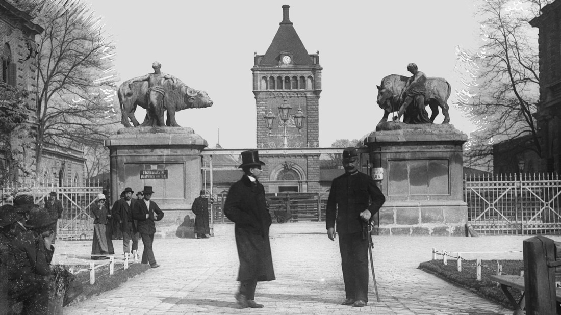 Közvágóhíd 1880-1890 között a Soroksári úton