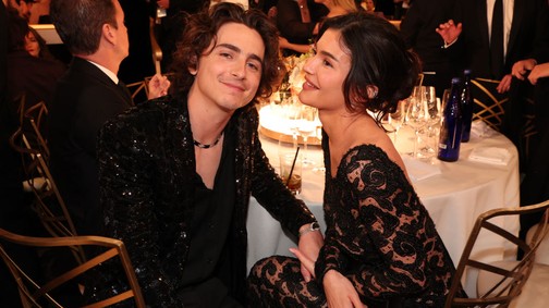 Kylie Jenner és Timothée Chalamet a Golden Globe kellős közepén olvadt egymásba