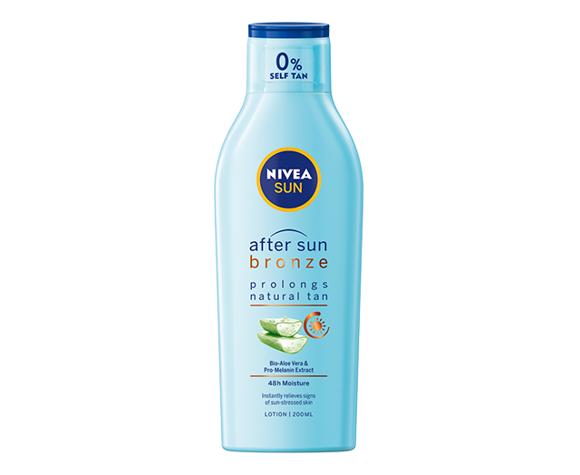 Nivea Napozás utáni barnulást támogató testápoló 2799 Ft/200 ml (13,99 Ft/1 ml)