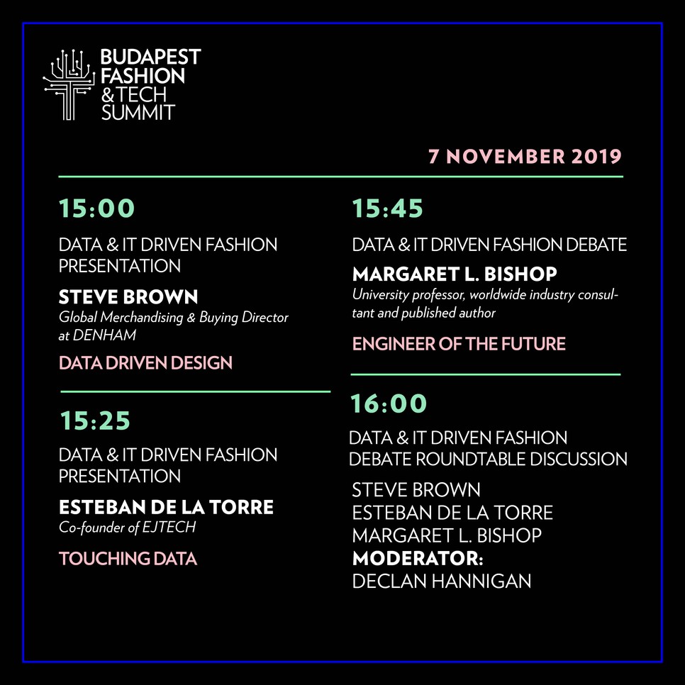 Íme a budapesti divathét szakmai konferenciájának teljes programja!