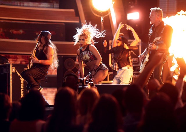 Lady Gaga Metallica Grammy fellépés