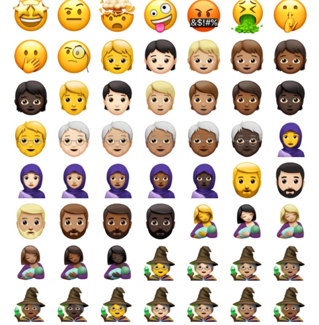 190 új emoji érkezik az iOS 11.1-es frissítéssel!