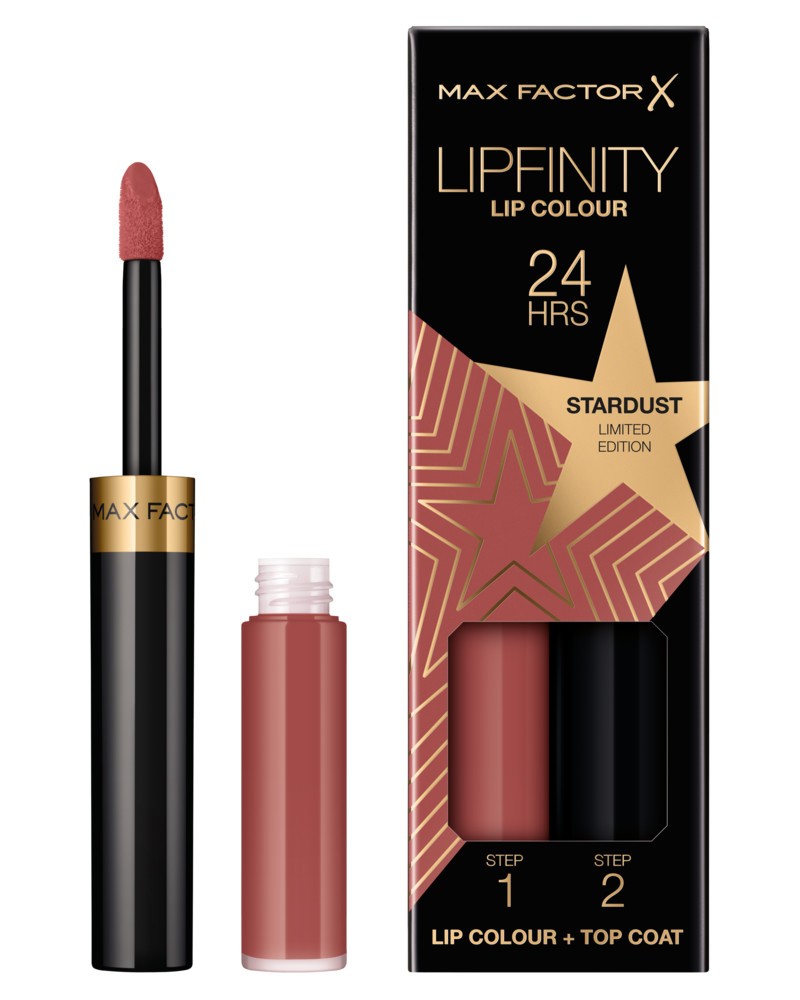 Lipfinity tartós ajakrúzs (Stardust) MAX FACTOR 4999 Ft, Lipfinity tartós ajakrúzs (Stardust) MAX FACTOR 4999 Ft GLAMOUR-kuponnal 40% kedvezménnyel: 2999 Ft, Itt keresd: drogériák, hipermarketek