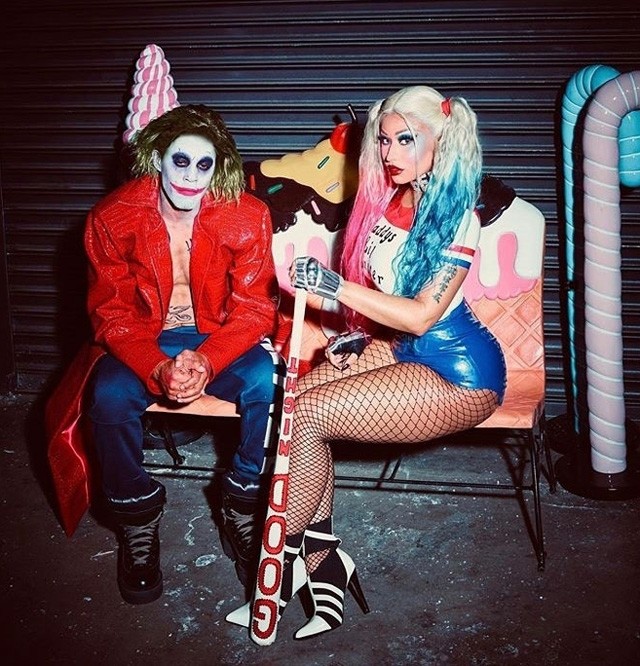 Nicki Minaj mint Harley Quinn