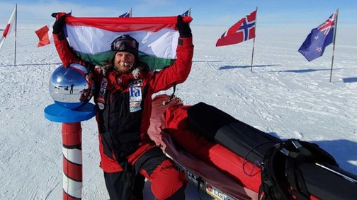 FAntarktiszi siker! -  Déli sark expedíció extrém sportolója célba ért
