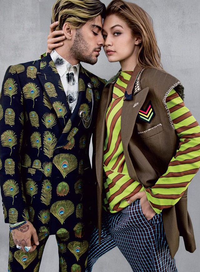 Zayn Malik és Gigi Hadid a Vogue magazinban