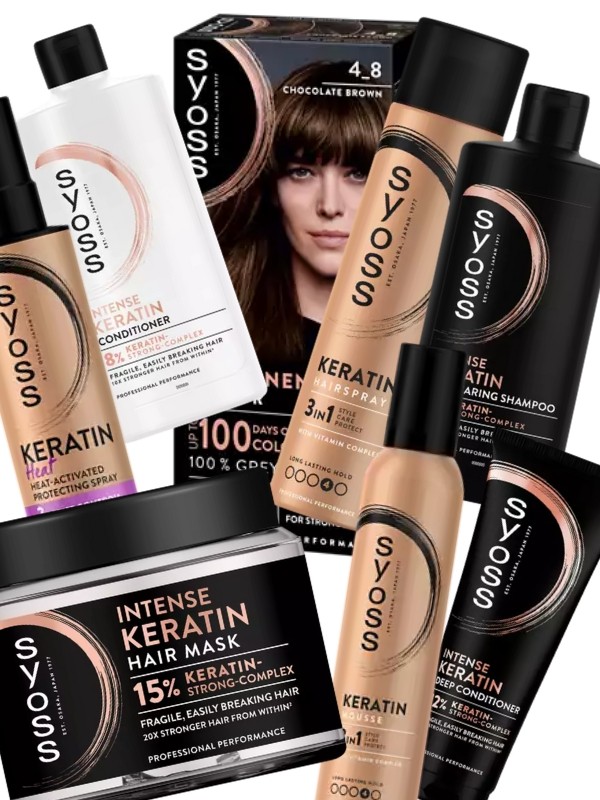 A megújul Syoss Intenzív Keratin termékcsalád új külsőt is kapott