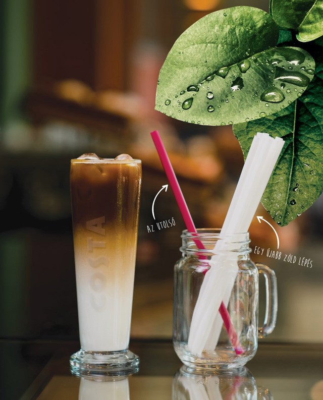 Végre! 100%-ban lebomló szívószálakra váltott a Costa