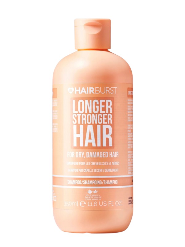 Hajnövesztő sampon száraz és sérült hajra - HAIRBURST, 6450 Ft/350 ml (18,43 Ft/1ml ), GLAMOUR-kuponnal 25% kedvezménnyel 4840 Ft a Hairburst weboldalán  