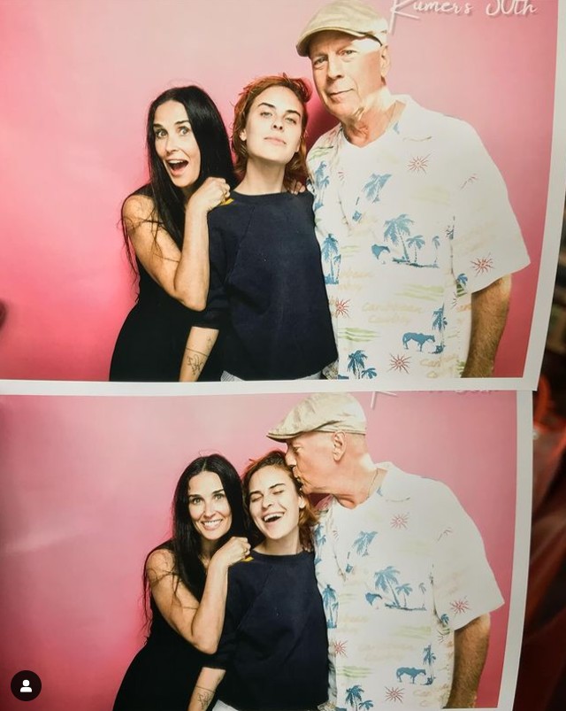 Demi Moore, Tallulah Willis és Bruce Willis