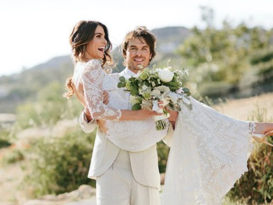 Nikki Reed és Ian Somerhalder titkos esküvői fotói