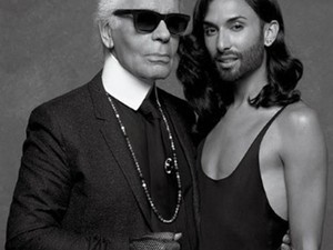 Conchita Wurst legújabb rajongója Karl Lagerfeld