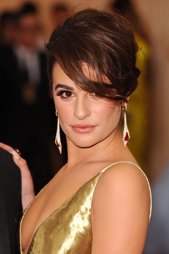 Lea Michele inkább a 80-as éveket idézte meg.