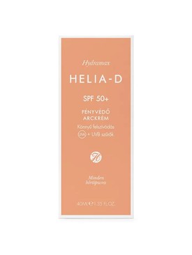 Hydramax fényvédő HELIA-D 2579 Ft/40 ml a Rossmann üzleteiben és online, GLAMOUR kuponnal 30% kedvezménnyel 1805 Ft 