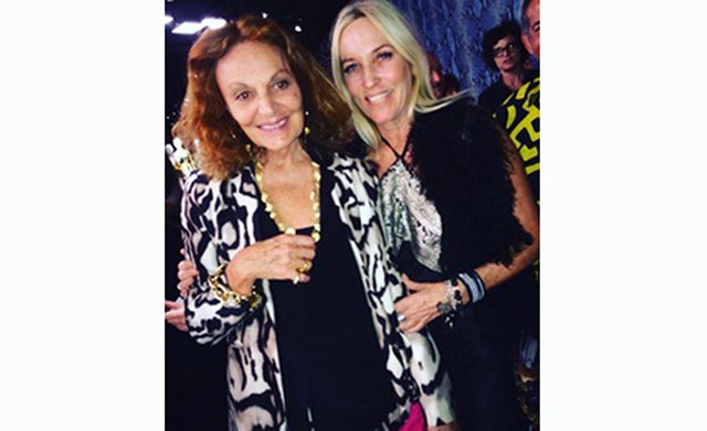 A tervező és Diane von Fürstenberg